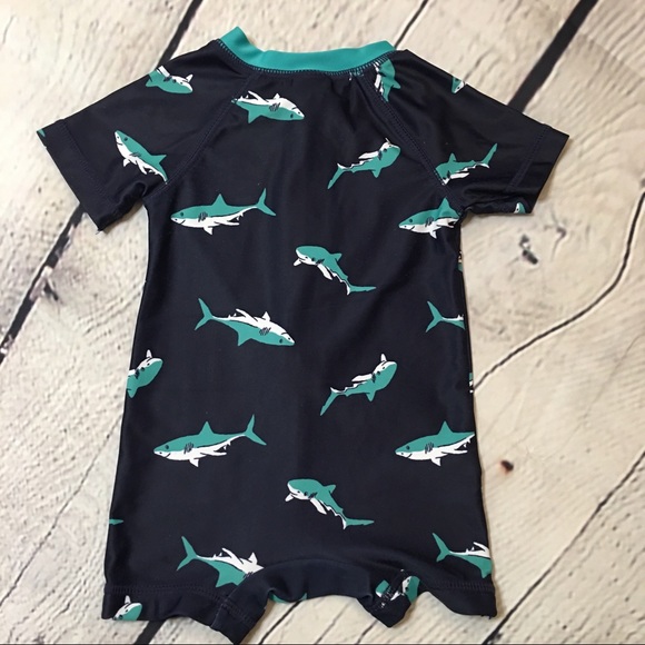 Baby boy one piece swimsuits and sun hat bundle 6m - Picture 8 of 16